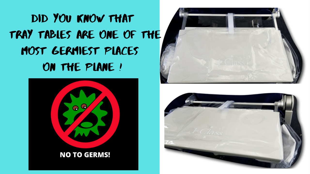 Airplane tray table germs? Go-Be's got you covered! 