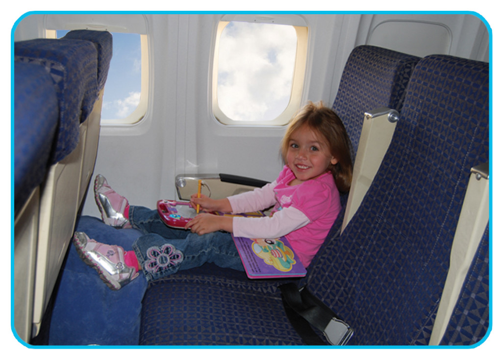 Fly Tot - The Original inflatable airplane cushion for kids